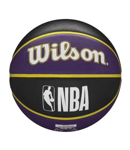 Ballon De Basket Motif/style Nba Los Angeles Lakers Taille 7 Noir Violet Clair Wilson