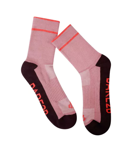 Chaussettes De Marche Adulte Lilas Prune Pêche Foncé Dare 2B