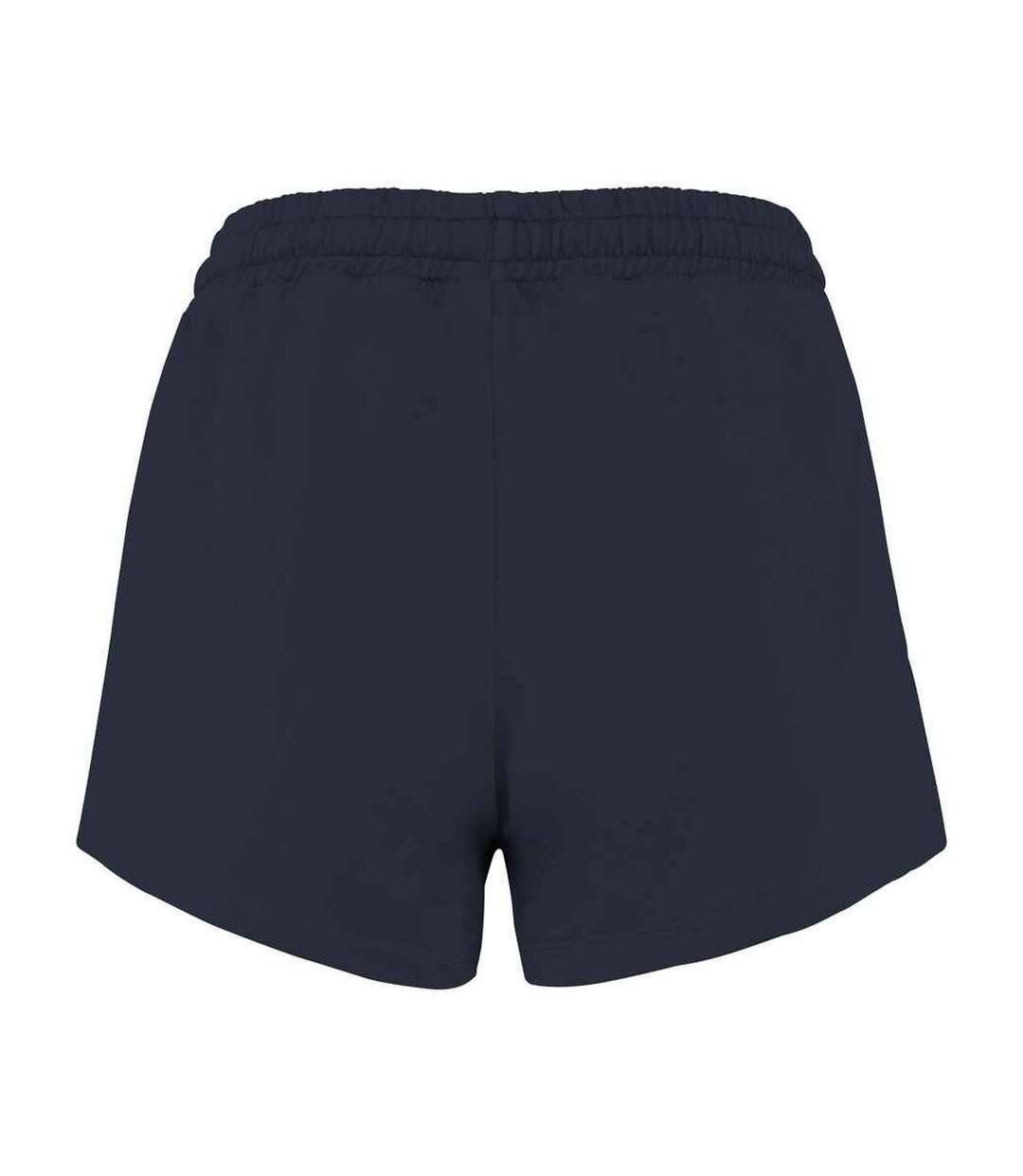 Womens/ladies French Terry Shorts Washed Navy Native Spirit-2