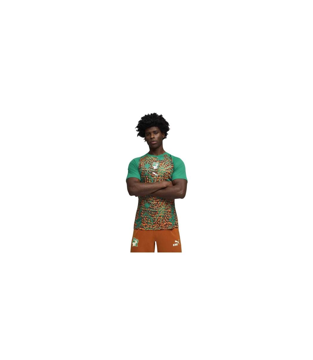 Mens World Cup 2026 Ivory Coast Fc Football Shirt Green Puma-1