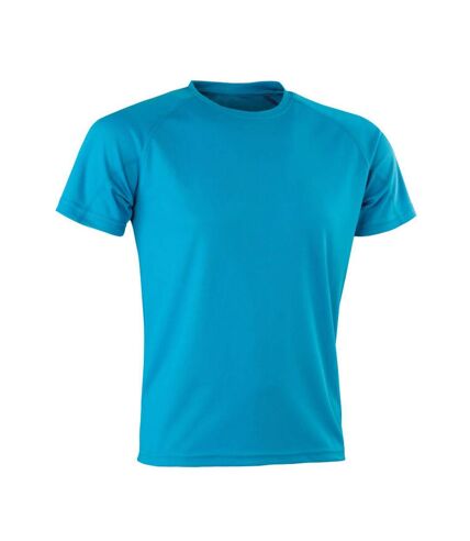 T-shirt impact aircool homme bleu mer Spiro