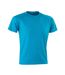 T-shirt impact aircool homme bleu mer Spiro