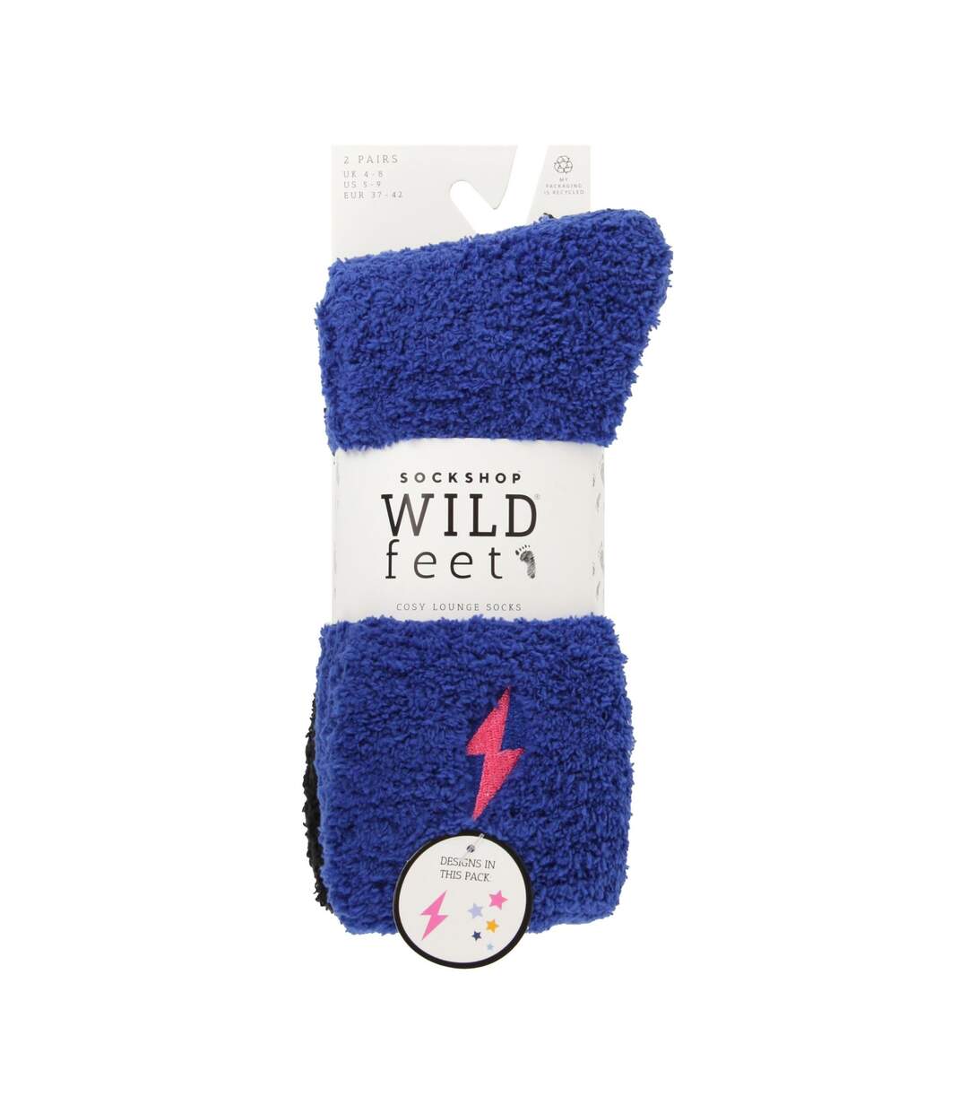 2 paires de chaussettes de salon épaisses et confortables pour dames-2