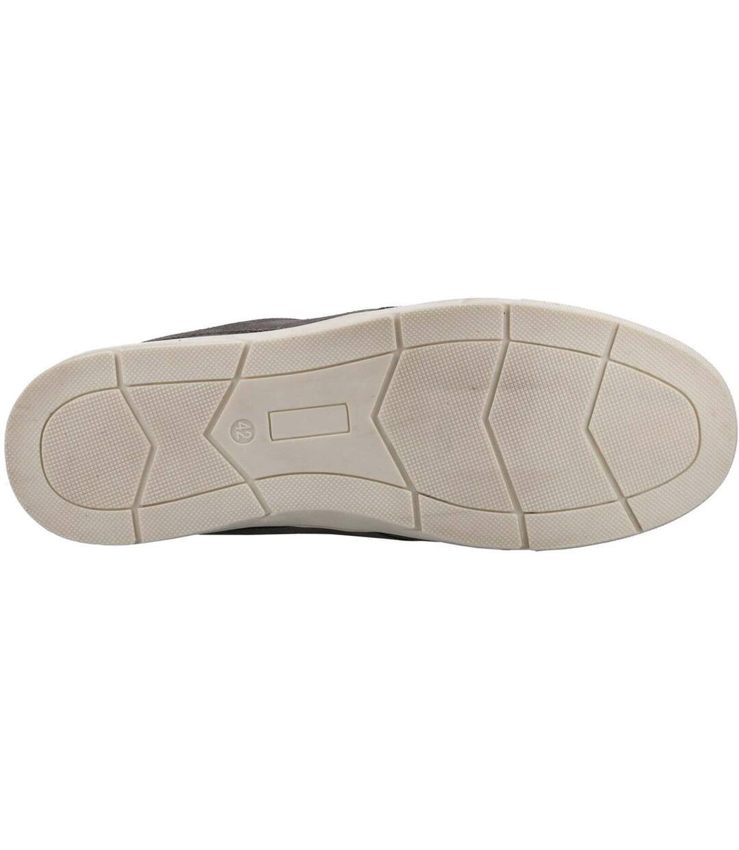 Mens michael lace suede casual shoes grey Hush Puppies-3