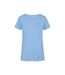 T-shirt Premium Femme Bleu Clair Promodoro-1
