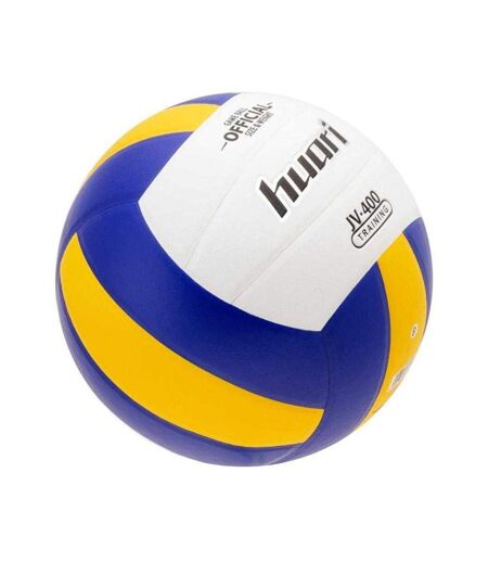 Ballon De Volley-ball Motif/style Contrasté Siles Taille 5 Blanc Bleu Jaune Huari