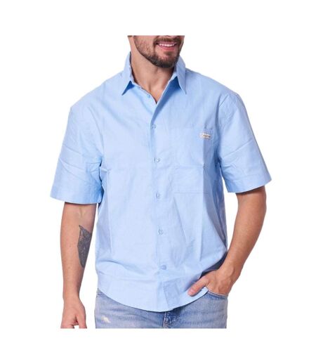 Chemise bleu homme calvin klein jeans oxford - l