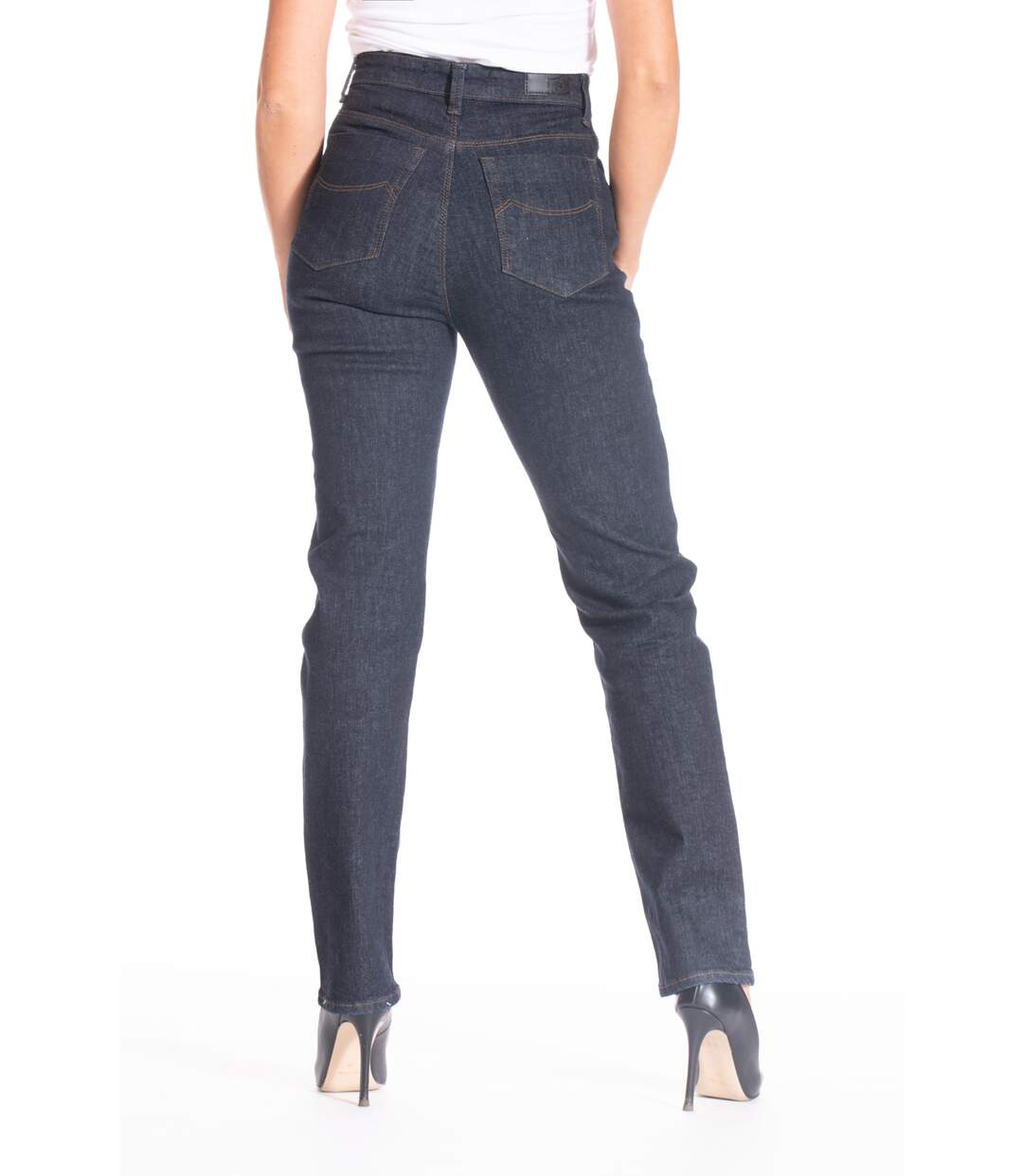 Jeans coupe droite denim stretch brut ZELDA 'Rica Lewis'