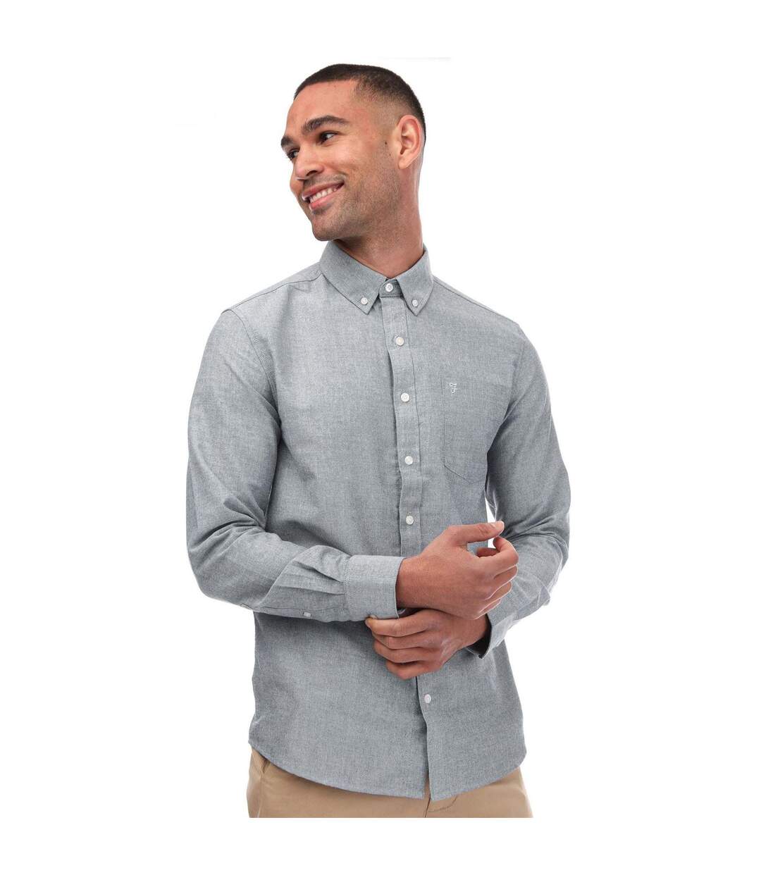 Chemise Manches Longues Drayton Homme Bleu Marine Farah-1