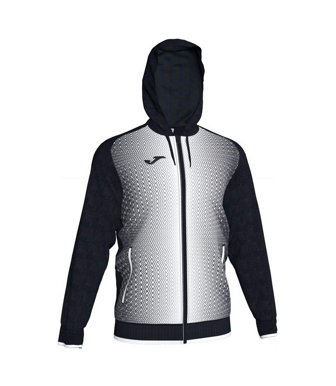 Veste À Capuche Supernova Homme Blanc Noir Joma-2