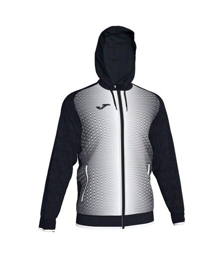 Veste À Capuche Supernova Homme Blanc Noir Joma