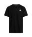 T-shirt Never Stop Exploring Homme Noir Rouge The North Face-2