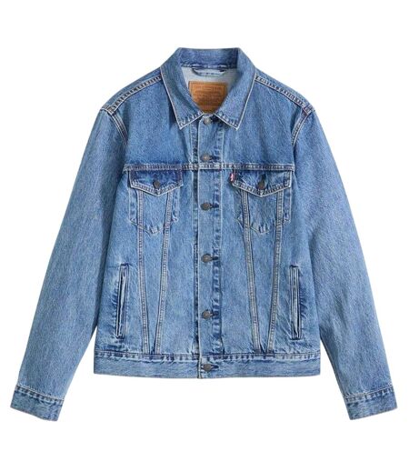 Veste Camionneur Manches Longues Homme Bleu Délavé Levis