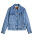Veste Camionneur Manches Longues Homme Bleu Délavé Levis-2