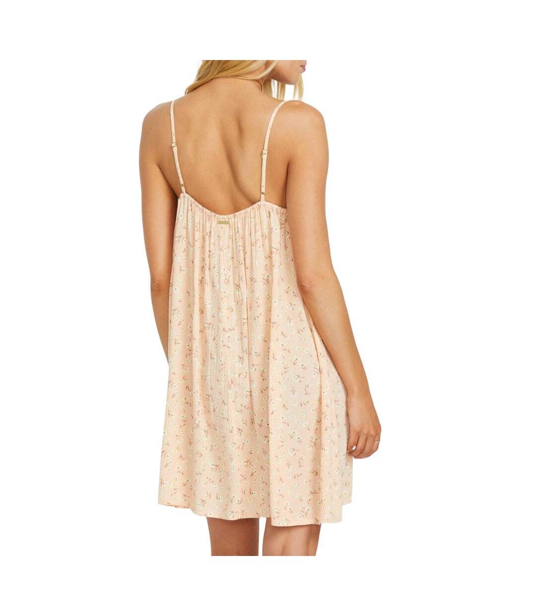 Robe à fleurs rose femme billabong sun spell mini-2