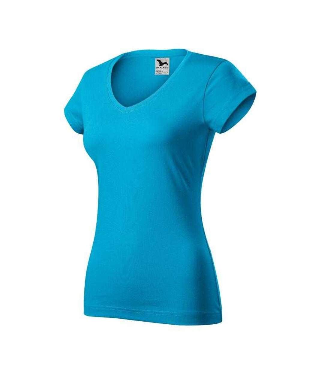 T-shirt Femme Turquoise Vif Malfini-3