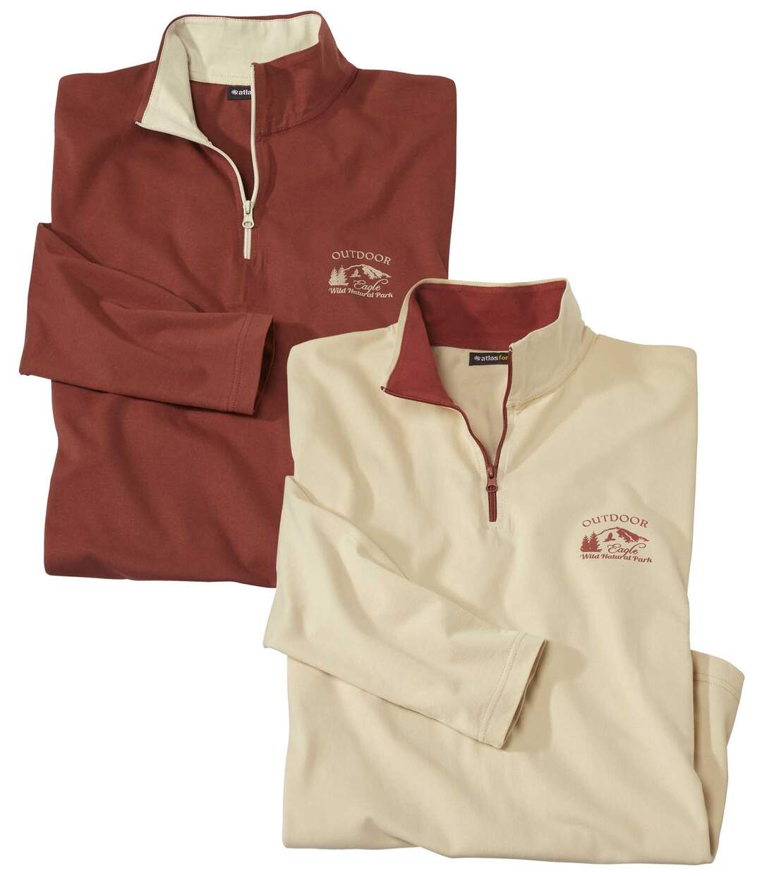 Lot de 2 Polos Zippés Wild Spirit-1