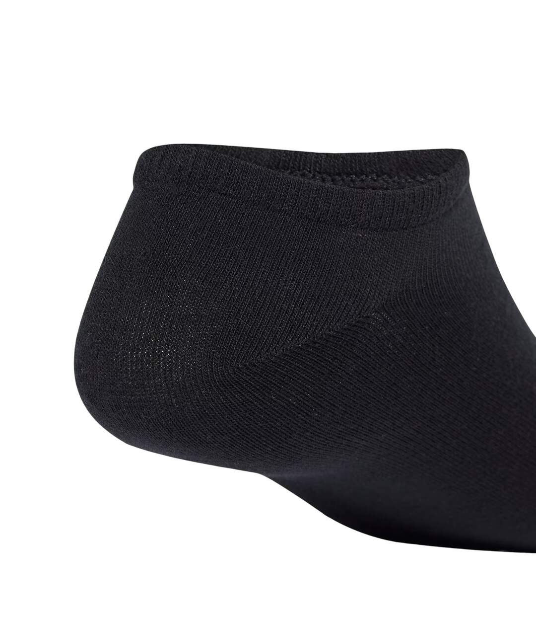 Lot De 6  Socquettes Motif/style Trèfle Femme Noir Adidas-3