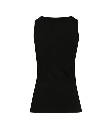 Womens/ladies Merch Tank Top Black Build Your Brand