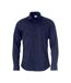 Chemise Clark Homme Bleu Marine Foncé Clique-1