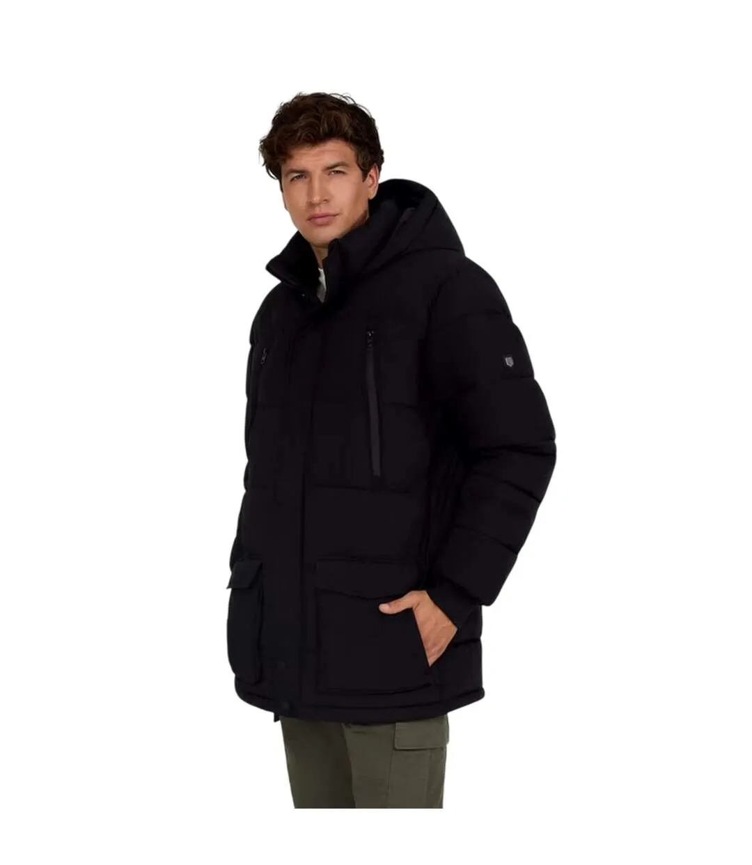 Parka Homme Noir Minoti-4