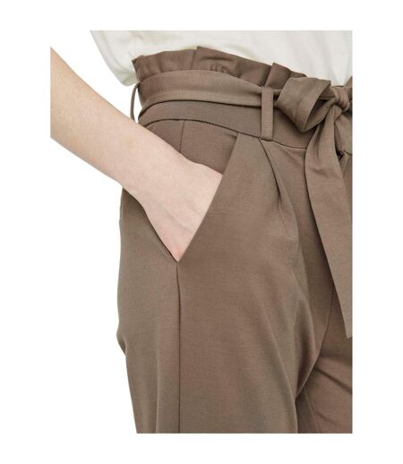 Womens/ladies High Waist Trousers Mint Vero Moda