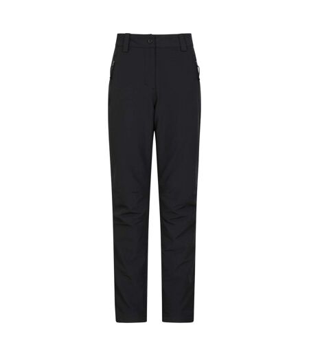 Mountain Warehouse Womens/Ladies Arctic II Stretch Fleece Lined Regular Pants (Black) - UTMW939