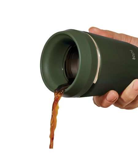 To go patented 360° lid stainless steel 235ml tumbler one size green Topl