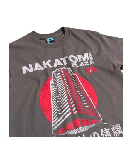 T-shirt Inspired Nakatomi Plaza Adulte Charbon Die Hard