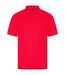 Mens pique polo shirt red Henbury