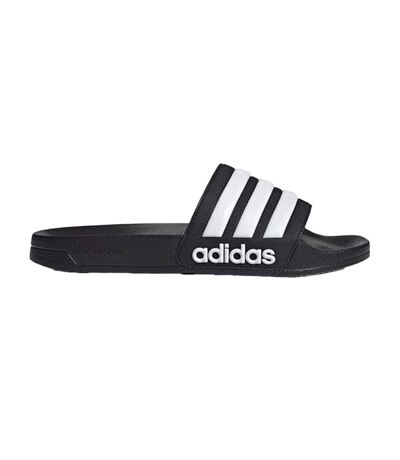 Unisex Adult Adilette Shower Sliders Black White Adidas