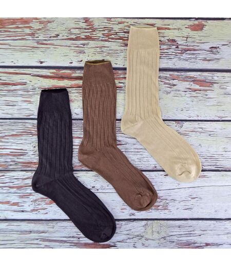 6 Pack Mens 100% Egyptian Cotton Dress Socks