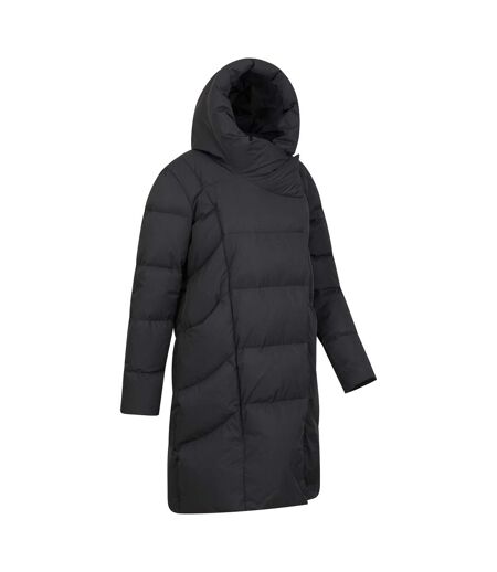 Womens/ladies cosy extreme ii wrap down jacket black Mountain Warehouse