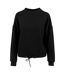 Sweat À Capuche Femme Noir Build Your Brand-1