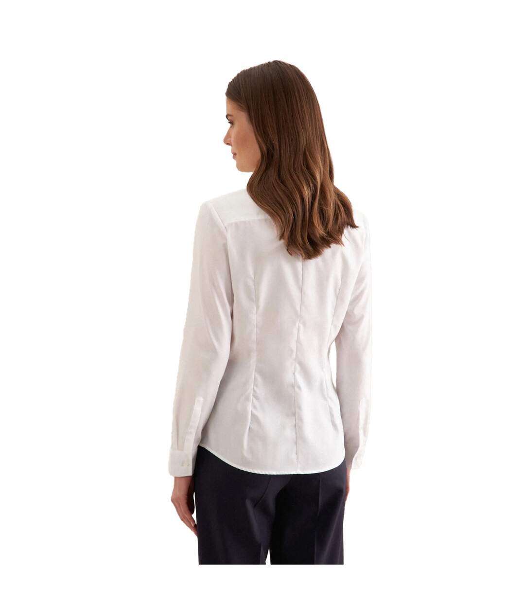 Chemisier Manches Longues Femme Blanc Seidensticker-3