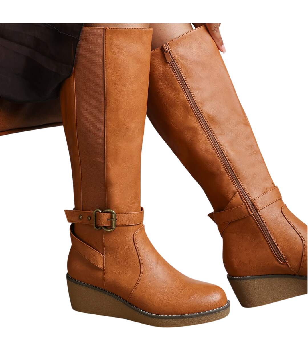 Bottes Hauteur Genoux Ayleen Femme Marron Clair Where´s That From-3