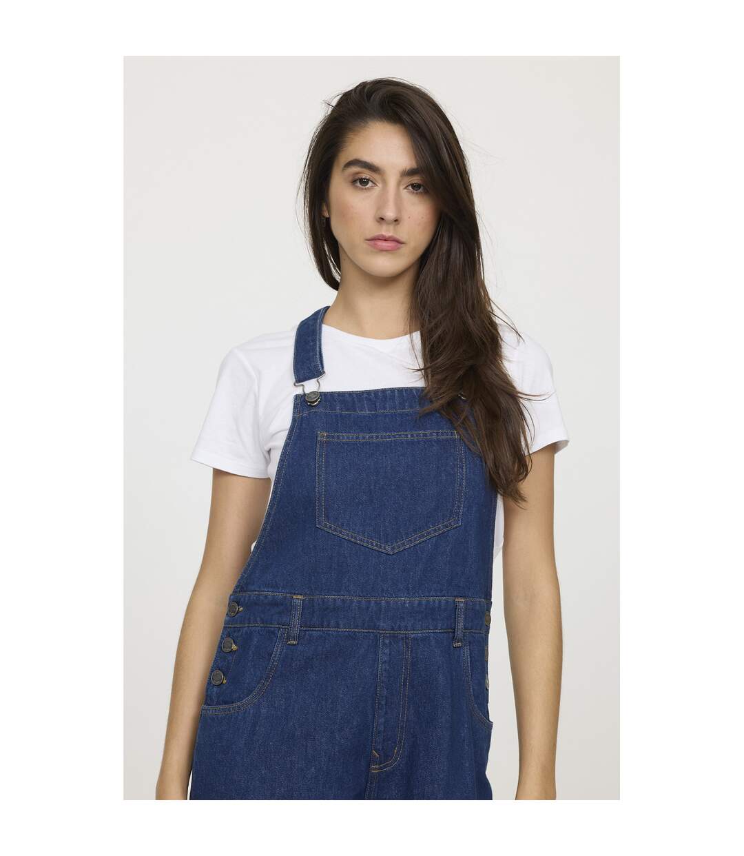 Salopette sans manches coton straight TESSY-4