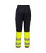 Portwest Mens KX3 Hi-Vis Flexible Sweatpants (Black/Yellow) - UTPW1093