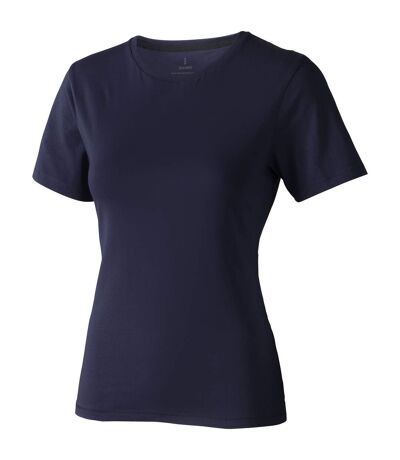Elevate Womens/Ladies Nanaimo Short Sleeve T-Shirt (Navy)
