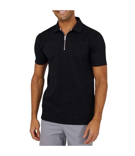Polo Manches Courtes Homme Noir Vif Brave Soul