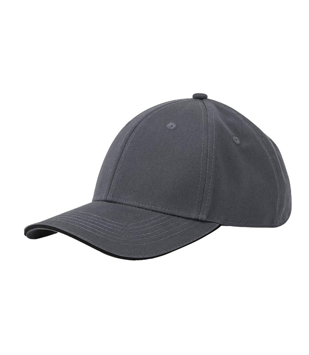 Casquette Earthaware Gris Foncé Noir Beechfield-2