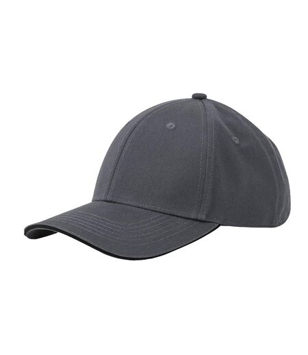 Casquette Earthaware Gris Foncé Noir Beechfield
