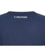 Womens/ladies Club Lara Graphic Print T-shirt Navy Head-4