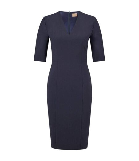 Robe Mi-longue Manches ¾ Daleno Femme Bleu Boss