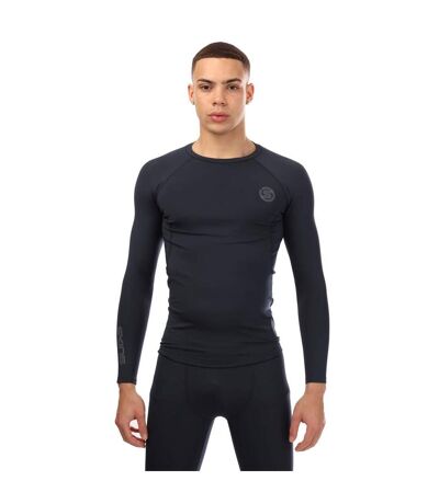 Mens Series-2 Long-sleeved Top Navy Skins