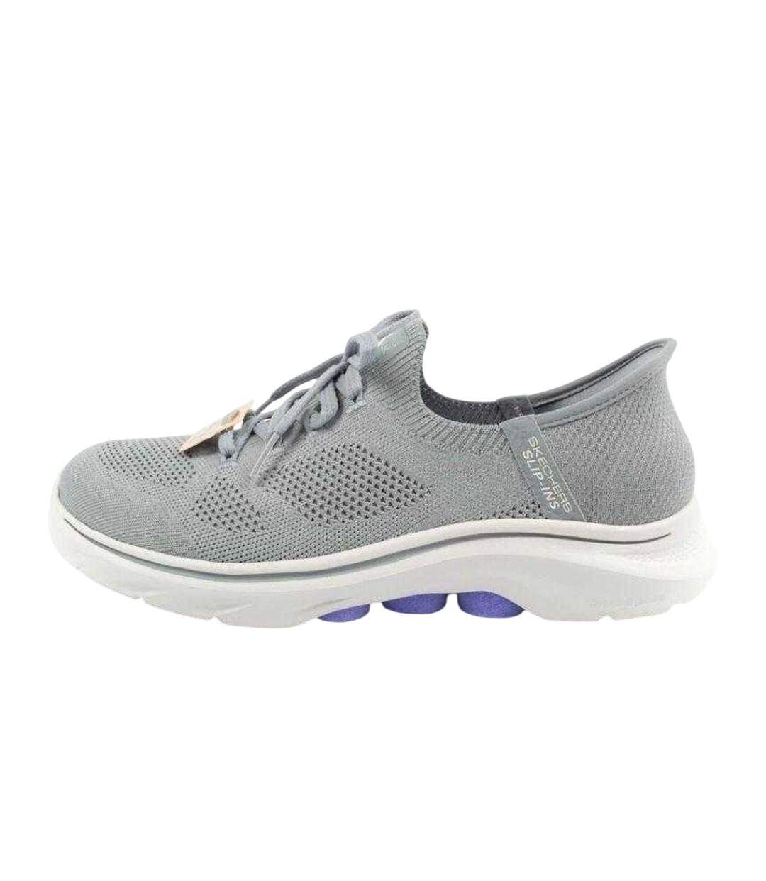 Baskets Go Walk 7-via Femme Gris Skechers-3