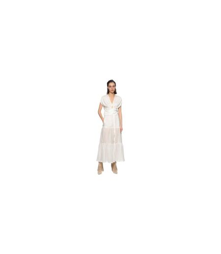 Haut Court Motif/style À Nouer Femme Blanc Pinko