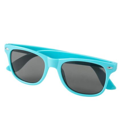 Bullet Sun Ray Sunglasses (Aqua Blue) (One Size)
