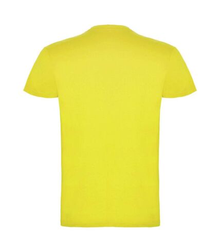 Mens beagle short-sleeved t-shirt yellow Roly