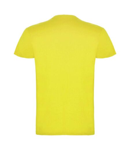 Mens beagle short-sleeved t-shirt yellow Roly